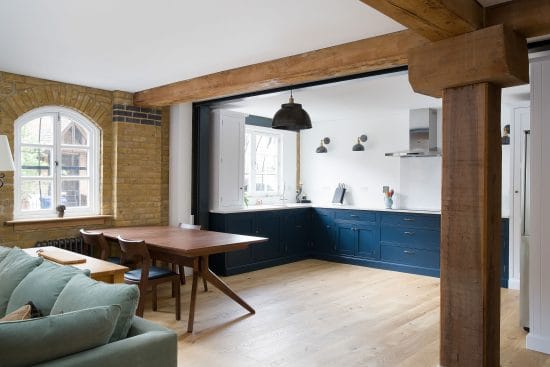 Structural reconfiguration within a leasehold setting, highlighting the level of planning and coordination required before construction begins.