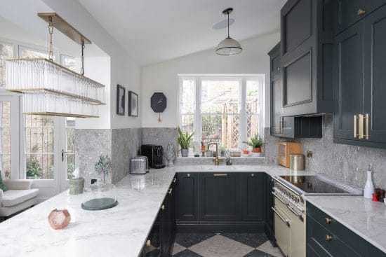 Butterfly roof kitchen extension in London E1