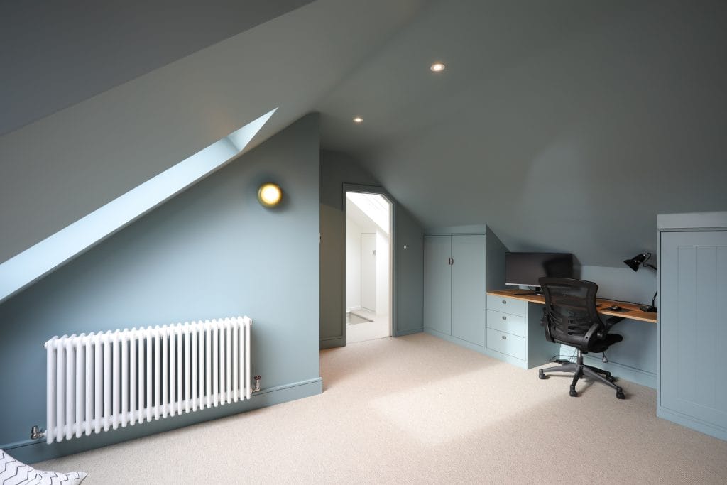 Finished interior spaces following full home refurbishment in Blackheath London